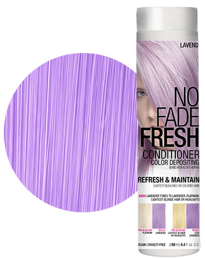 No Fade Fresh semi permanent hair color depositing conditioner in Lavender