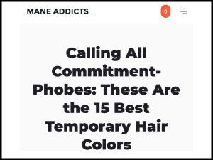 Calling All Commitment-Phobes: These Are the 15 Best Temporary Hair Colors